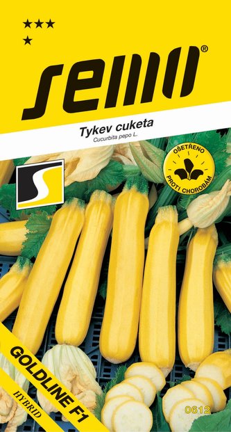 Tykev cuketa - Goldline F1 žlutá 1,5g