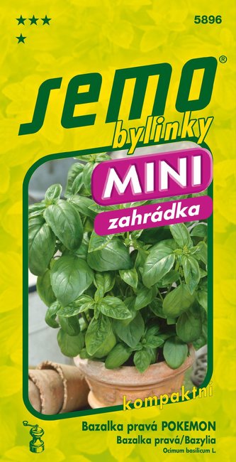 Bazalka pravá - Pokemon 0,8g - série MINI