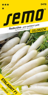 Ředkvička bílá - Stalagnit F1 rychl,pole 1,5g