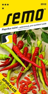 Paprika zel. sladká - Spiralus beraní roh 0,5g