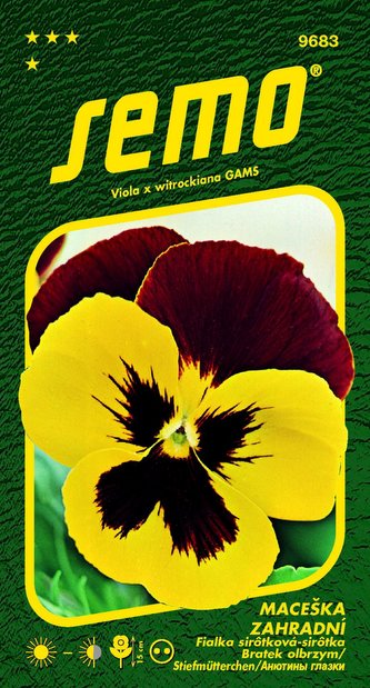 Maceška zahradní - Mistral S1 žluto červená 35s