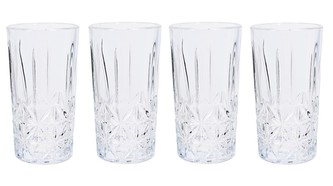 Sklenice broušené longdrink sada 4 ks