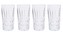 Sklenice broušené longdrink sada 4 ks