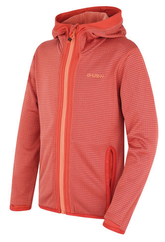 Dětská mikina s kapucí Artic Zip K fd. red/black blue - 140