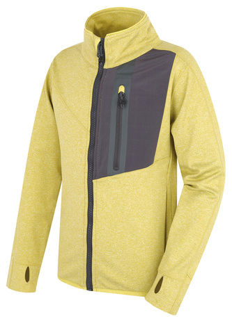 Dětská mikina na zip Ane K lime green - 140