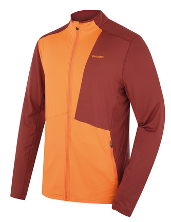 Pánská mikina na zip Tarp zip M deep brick/orange - XL