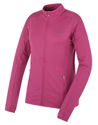 Dámská mikina na zip Tarp zip L dk. magenta - S