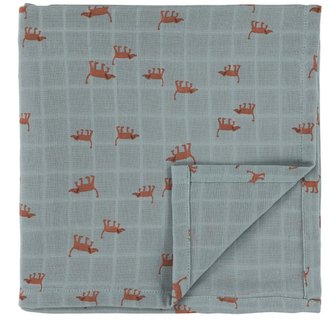 Mušelínová plenka - 110 x 110 cm Playful pup, set 2 pcs