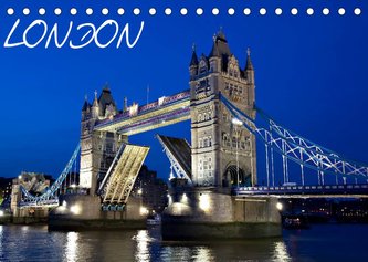 LONDON (Tischkalender 2023 DIN A5 quer)