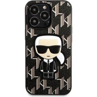 Karl Lagerfeld Monogram Ikonik Kryt iPhone 13 Pro černý
