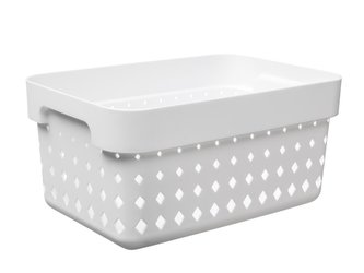 KOŠÍK SEOUL malý BÍLÝ - PT 6023