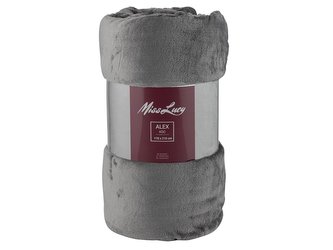 PŘIKRÝVKA ALEX TMAVÁ ŠEDÁ 170X210CM