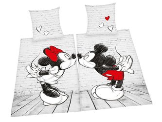 SADA LOŽNÍHO PRÁDLA - PARTNERPACK 140X200CM+70X90CM DISNEY MICKEY+DISNEY MINNIE