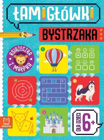 Łamigłówki bystrzaka. Książeczka z małpką