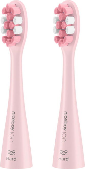 Niceboy ION Sonic toothbrush heads 2 pcs Hard pink