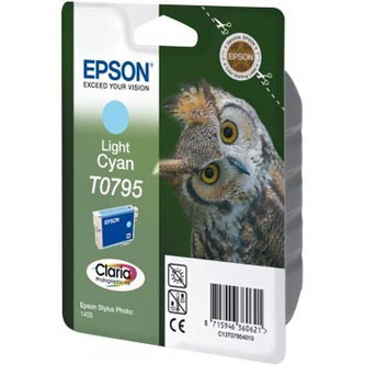 Epson T079540 světle azurová (light cyan) originální cartridge