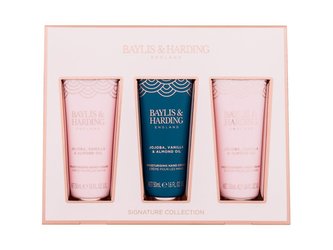 Baylis & Harding Jojoba, Vanilla & Almond Oil krém na ruce Jojoba, Vanilla & Almond Oil 3 x 50 ml