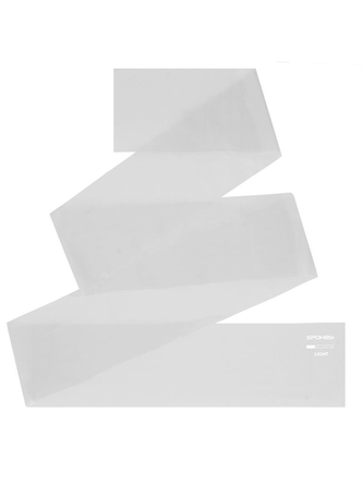 Spokey - Ribbon III fitness guma light 200 cm světle šedá