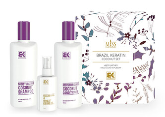 Brazil Keratin Miss Coconut Set - Kosmetická sada vlasové péče pro ženy
