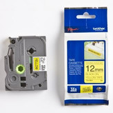 Brother TZ-S631 / TZe-S631, 12mm x 8m, černý tisk/žlutý podklad, originální páska