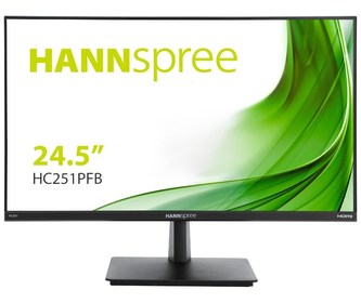 HANNspree HC251PFB 24,5" monitor, Full HD 1920x1080, 16:9, DP, HDMI, VGA, repro