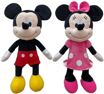Disney Maskotka Miki, Minnie 48cm mix - 1 KS