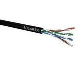 Instalační kabel Solarix venkovní UTP, Cat5E, drát, PE, box 100m SXKD-5E-UTP-PE