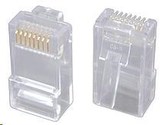 Solarix Konektor RJ45 CAT5E UTP 8p8c nestíněný neskládaný na licnu / 100 ks KRJ45/5