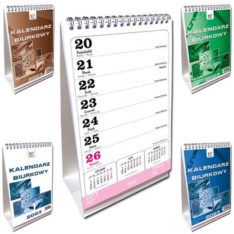 Kalendarz biurkowy 2023 pion A5