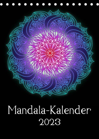 Mandala-Kalender 2023 (Tischkalender 2023 DIN A5 hoch)