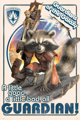 Plakát Marvel|Guardians Of The Galaxy|Strážci Galaxie: Rocket & Baby Groot (61 x 91,5 cm) 150 g