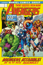 Plakát Marvel|Avengers: 100th Issue (61 x 91,5 cm) 150 g