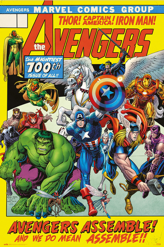 Plakát Marvel|Avengers: 100th Issue (61 x 91,5 cm) 150 g