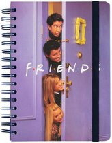 Plánovací týdenní školní diář A5 2022/2023 Friends|Přátelé se samolepkami, záložkami a obálkou (14,8 x 21 cm)