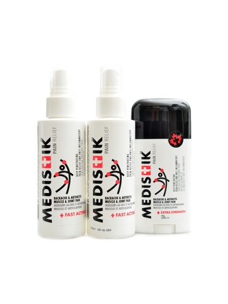 Natureteq inc. - Medistik dual spray hot/cold 2 x 118 ml + dual stick hot/cold 58 g 1x