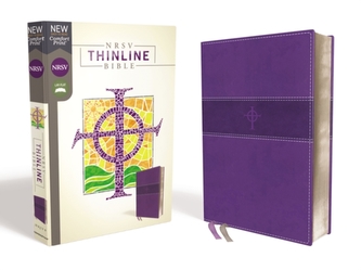 NRSV, Thinline Bible, Leathersoft, Purple, Comfort Print