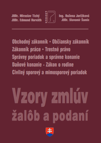 Vzory zmlúv, žalôb a podaní 2022 + editovateľné vzory na CD