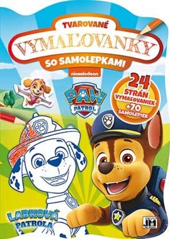 Tvarované vymaľovanky/ Labková patrola