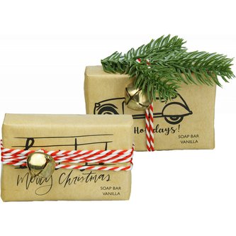 Beauty Magic Christmas designové mýdlo s rolničkou 100 g