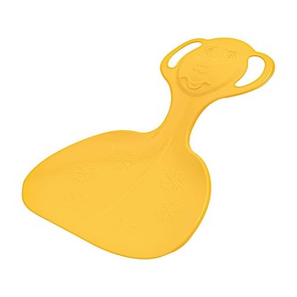Dětský sáňkovací kluzák lopata Baby Mix COMFORT LINE M žlutý