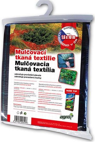 Textilie Agro  mulčovací, tkaná 1.6 x 10 m, černá