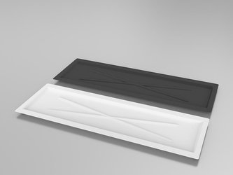 PODLOŽKA POD SUŠÁK 80 ŠIROKÁ 750X247 BÍLÁ