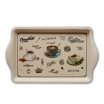 PODNOS SERVÍROVACÍ "CAFÉ DU JOUR" 38,7X24,5X2,8CM