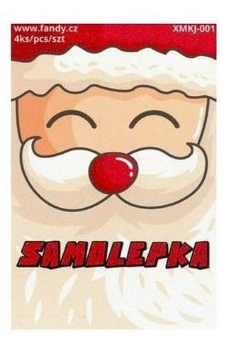 Naklejki papierowe Mini - Mikołaj