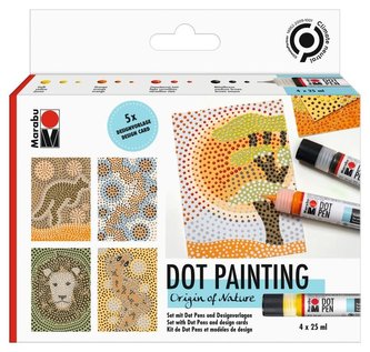 Marabu Dot Pen Sada Origin of Nature