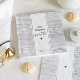 Ubrousky - Jídlo, rodina, přátelé (20 ks)