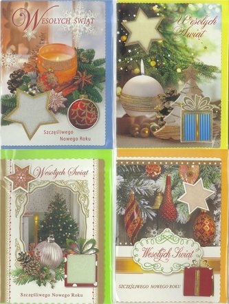 Karnet B6 BN z elem. i opłatk. Świecki (10sz) MIX