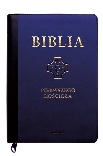 Biblia pierwszego Kościoła granatowa paginatory