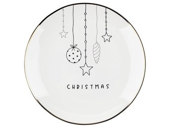 TALÍŘ DEZERTNÍ JINGLE BELLS 20CM