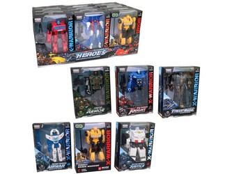 Robot - auto, měnící se , 12 x 12,5 cm